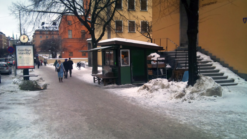 Här kan det bli ett nytt cykelställ